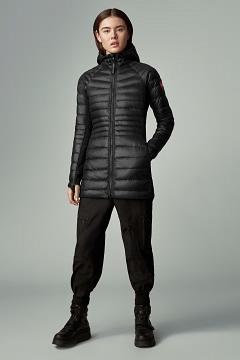 Chamarras Canada Goose Mujer México - Hybridge Lite Chaqueta De Plumas Negros TY4821539
